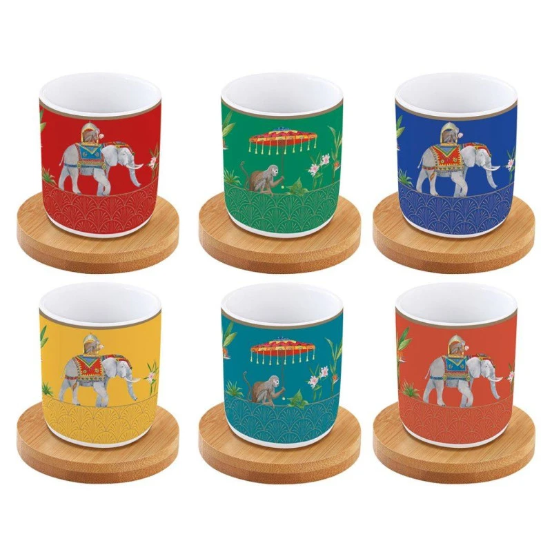 EASY LIFE MARAJAH Coffret Tasse Expresso Porcelaine EASYLIFE- Les 6 SC 2 EASY LIFE MARAJAH Coffret Tasse Expresso Porcelaine EASYLIFE- Les 6 SC – Image 2