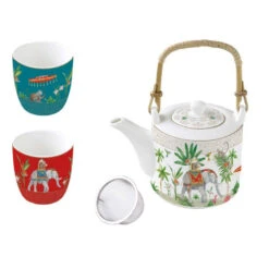 EASY LIFE MARAJAH Coffret Théière Avec 2 Tasses Gobelet Porcelaine EASYLIFE 12 EASY LIFE MARAJAH Coffret Théière Avec 2 Tasses Gobelet Porcelaine EASYLIFE -Peugeot Boutique marajah coffret theiere avec 2 tasses gobelet porcelaine easylife 4