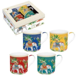EASY LIFE MARAJAH Mug Porcelaine EASYLIFE - Coffret De 4 -Peugeot Boutique marajah mug porcelaine easylife coffret de 4 3
