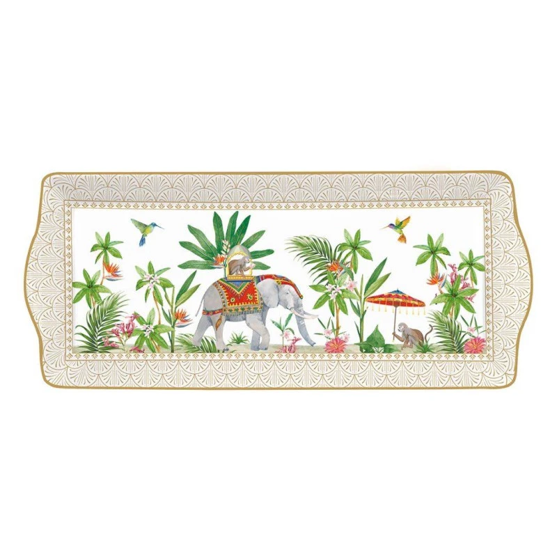 EASY LIFE MARAJAH Plat De Service Cake Rectangulaire EASYLIFE 35 X 15 Cm 5 EASY LIFE MARAJAH Plat De Service Cake Rectangulaire EASYLIFE 35 X 15 Cm – Image 5