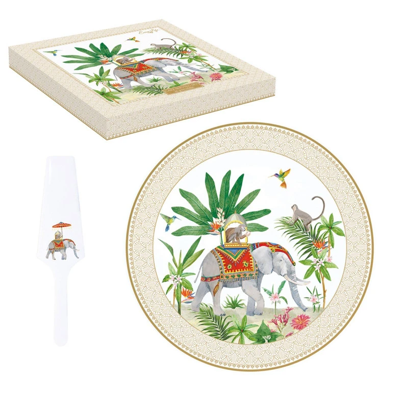 EASY LIFE MARAJAH Plat De Service Tarte Pizza Avec Pelle à Tarte En Porcelaine D32 Cm EASYLIFE 1 EASY LIFE MARAJAH Plat De Service Tarte Pizza Avec Pelle à Tarte En Porcelaine D32 Cm EASYLIFE