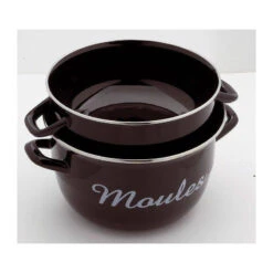 Marmite à Moules émail Marquée D24