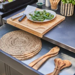 Meuble De Cuisine Extérieure Desserte Avec Comptoir Bar Noir Forge Adour CBN -Peugeot Boutique meuble de cuisine exterieure desserte avec comptoir bar noir forge adour cbn 3