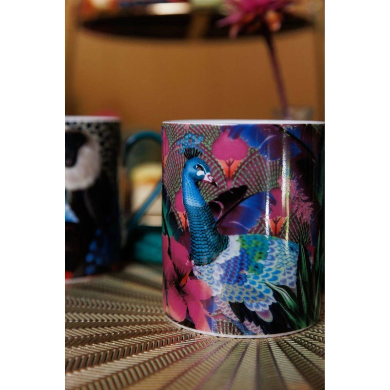 Kitchen Craft MIKASA Et Sarah Arnett Mug En Porcelaine Fine 30 Cl Paon 2 Kitchen Craft MIKASA Et Sarah Arnett Mug En Porcelaine Fine 30 Cl Paon – Image 2