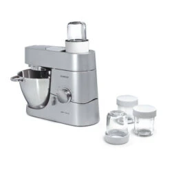 Mini Mixeur + 4 Mini-cuves Avec Couvercles Pour Robots Chef Et Major KENWOOD -Peugeot Boutique mini mixeur 4 mini cuves avec couvercles pour robots chef et major kenwood 6