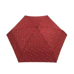 Mini Parapluie Manuel Pliable Magritte Rouge Grenat SMATI