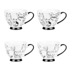 MISTIGRIS Coffret Tasses En Porcelaine TABLE PASSION 20cl - Les 4 -Peugeot Boutique mistigris coffret tasses en porcelaine table passion 20cl les 4 3