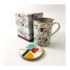 EASY LIFE MODERNISM Coffret Mug Tisanière Porcelaine