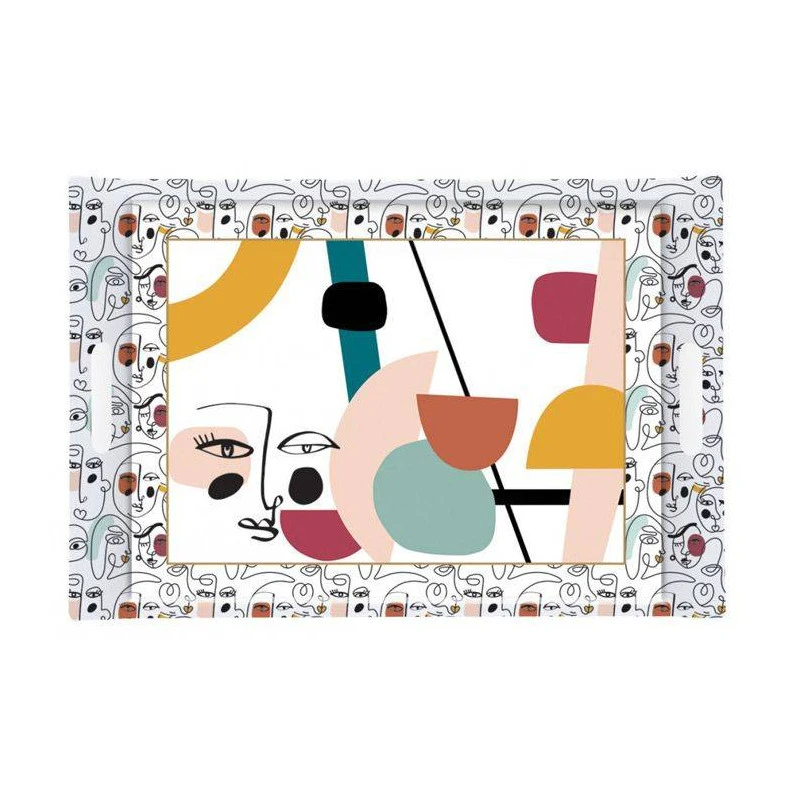 EASY LIFE MODERNISM Plateau De Service Rectangle Mélamine 49 X 34 Cm 2 EASY LIFE MODERNISM Plateau De Service Rectangle Mélamine 49 X 34 Cm – Image 2