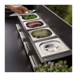 MODULO Cuisine Extérieure Elément Crédence Gastronorm 4 Bacs ENO 27 MODULO Cuisine Extérieure Elément Crédence Gastronorm 4 Bacs ENO -Peugeot Boutique modulo cuisine exterieure element credence gastronorm 4 bacs eno 8