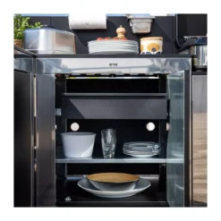 MODULO Cuisine Extérieure Elément Tiroir ENO Acier