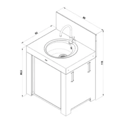 MODULO Pack Cuisine Extérieure Elément Évier Acier Galvanisé ENO -Peugeot Boutique modulo pack cuisine exterieure element evier acier galvanise eno 8