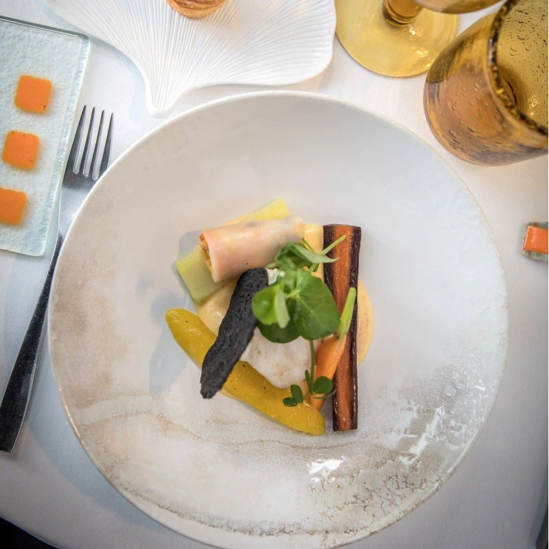 MOJAVE Assiette Creuse En Grès D22 - Les 6 TABLE PASSION 3 MOJAVE Assiette Creuse En Grès D22 - Les 6 TABLE PASSION – Image 3