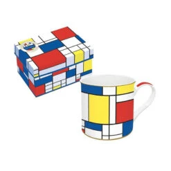 EASY LIFE MONDRIAN Mug En Porcelaine EASYLIFE -Peugeot Boutique mondrian mug en porcelaine easylife 3