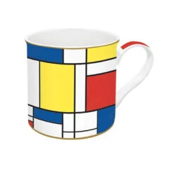 EASY LIFE MONDRIAN Mug En Porcelaine EASYLIFE -Peugeot Boutique mondrian mug en porcelaine easylife 4