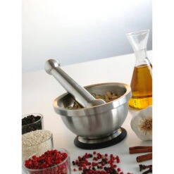 Mortier Et Pilon Inox MASTRAD -Peugeot Boutique mortier et pilon inox mastrad 3