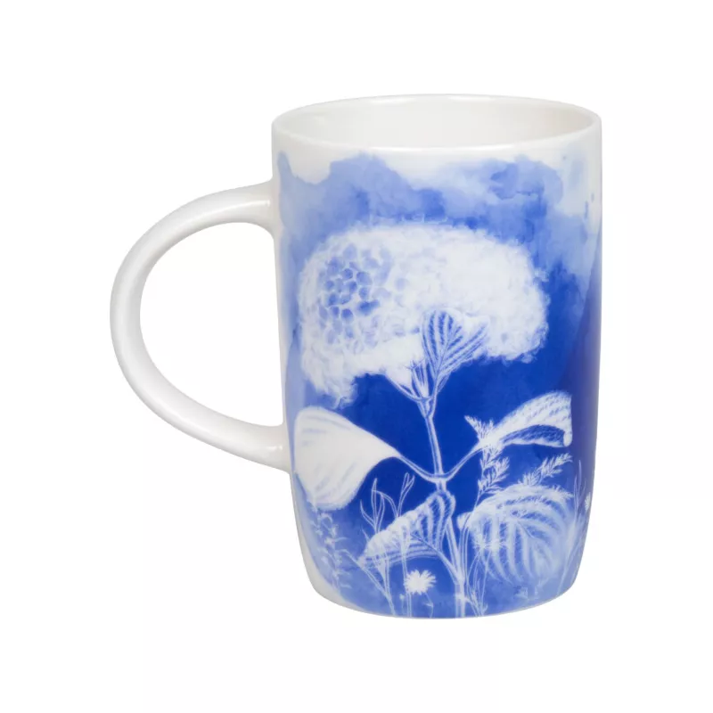 MUG Tasse Porcelaine Könitz Cyan Blue Hydrangea 2 MUG Tasse Porcelaine Könitz Cyan Blue Hydrangea – Image 2