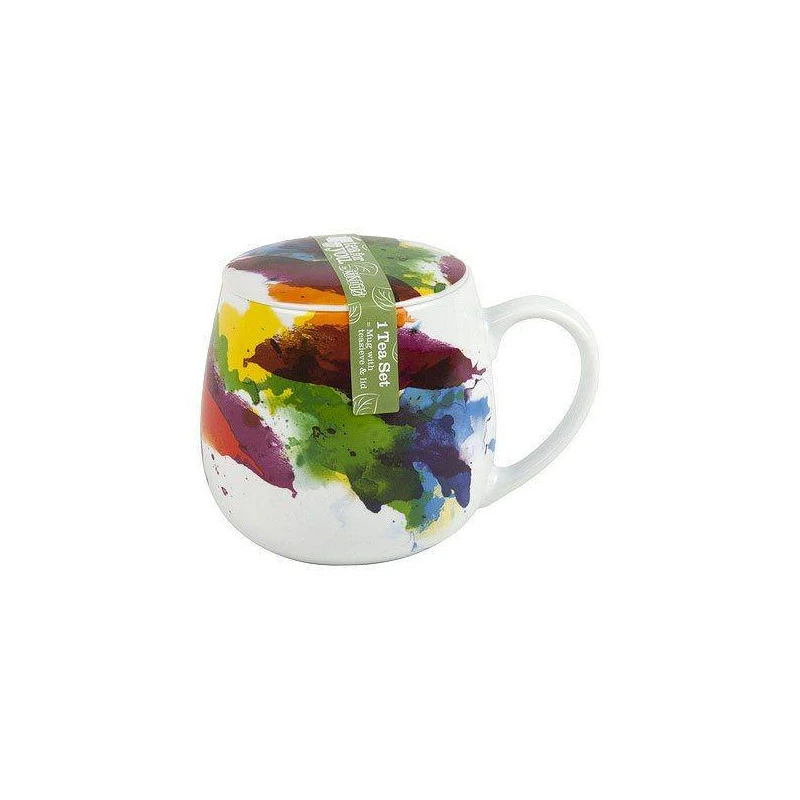 MUG Tasse Tisanière Avec Couvercle Porcelaine Könitz ON COLOUR 1 MUG Tasse Tisanière Avec Couvercle Porcelaine Könitz ON COLOUR