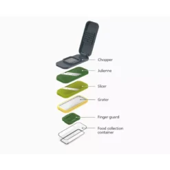 Multi-Prep Compact Ensemble 4 En 1 Pour Hacher, Râper Et Trancher Joseph Joseph -Peugeot Boutique multi prep compact ensemble 4 en 1 pour hacher raper et trancher joseph joseph 17