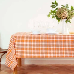 NAPPE BISTROT Abricot M 180X300 Cm LA CARAFE SC -Peugeot Boutique nappe bistrot abricot m 180x300 cm la carafe sc p 4