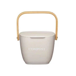 Kitchen Craft Natural Elements Seau Poubelle à Compost En Fibre De Bambou