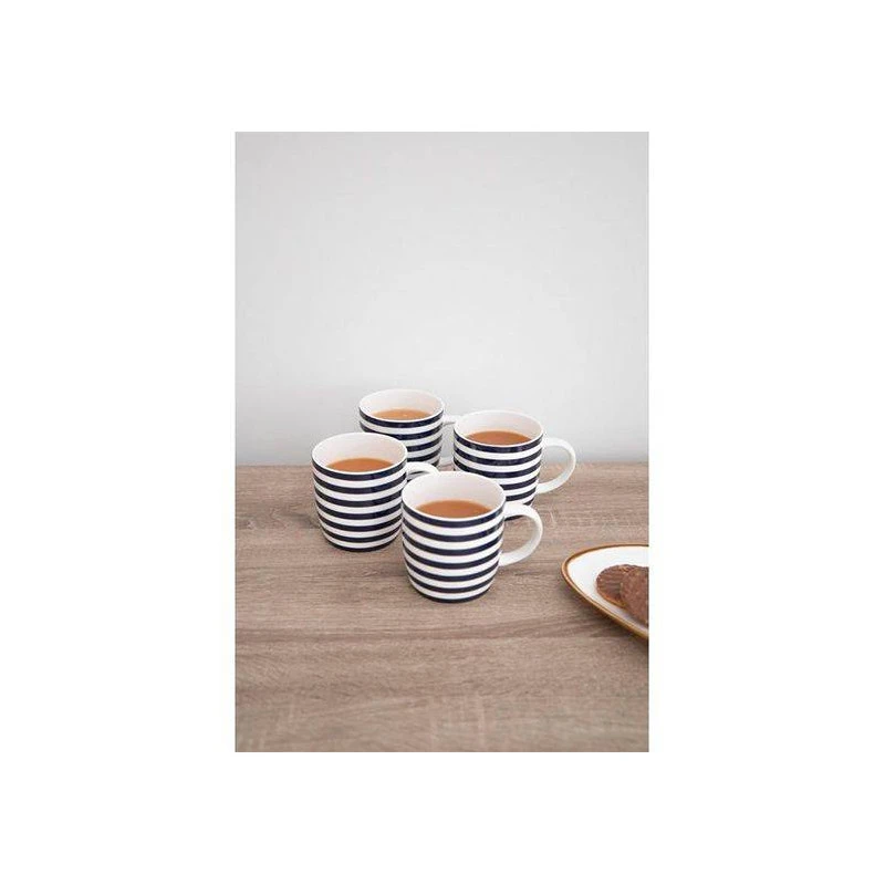 Kitchen Craft Nautical Stripes Mug Porcelaine 42.5 Cl KitchenCraft - Les 4 2 Kitchen Craft Nautical Stripes Mug Porcelaine 42.5 Cl KitchenCraft - Les 4 – Image 2