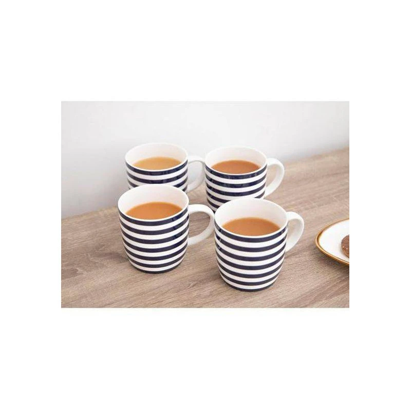 Kitchen Craft Nautical Stripes Mug Porcelaine 42.5 Cl KitchenCraft - Les 4 6 Kitchen Craft Nautical Stripes Mug Porcelaine 42.5 Cl KitchenCraft - Les 4 – Image 6