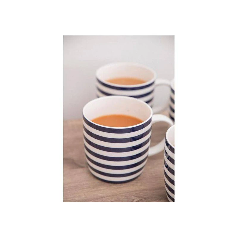 Kitchen Craft Nautical Stripes Mug Porcelaine 42.5 Cl KitchenCraft - Les 4 8 Kitchen Craft Nautical Stripes Mug Porcelaine 42.5 Cl KitchenCraft - Les 4 – Image 8