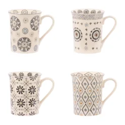 NELSON Coffret Mugs Grès TABLE PASSION 30cl - Les 4 6 NELSON Coffret Mugs Grès TABLE PASSION 30cl - Les 4 -Peugeot Boutique nelson coffret mugs gres table passion 30cl les 4 1 2