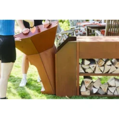 NESTOR Adaptateur En Acier Corten Barbecook -Peugeot Boutique nestor adaptateur en acier corten barbecook 7