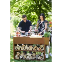 NESTOR Buddy En Acier Corten Barbecook -Peugeot Boutique nestor buddy en acier corten barbecook 6