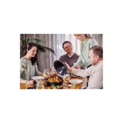 NORI Tajine En Fonte Emaillée BEKA Ronde Noir D28 -Peugeot Boutique nori tajine en fonte emaillee beka ronde noir d28 6