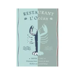 OCEAN Lot De 3 Torchons 100% Coton Lavé SUD ETOFFE