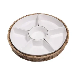 OROHENA Set Apéritif Corbeille Tressé 5 Coupelles -Peugeot Boutique orohena set aperitif corbeille tresse 5 coupelles 2