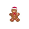 EASY LIFE GINGERBREAD Plat 17x25 Cm En Forme De Bonhomme Pain D'épice Porcelaine EASYLIFE