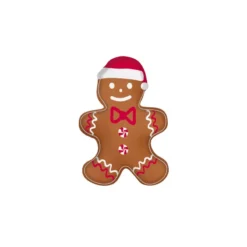 EASY LIFE GINGERBREAD Plat 17x25 Cm En Forme De Bonhomme Pain D'épice Porcelaine EASYLIFE -Peugeot Boutique pain d epice plat 17x25 cm en forme de bonhomme pain d epice porcelaine easylife 2