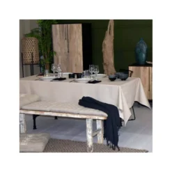 PALACE Nappe 70% Coton 30% Polyester Enduit 200X150 Lin SUD ETOFFE