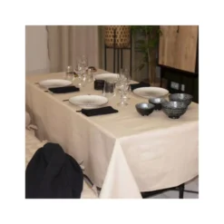 PALACE Nappe 70% Coton 30% Polyester Enduit 250X150 Lin SUD ETOFFE