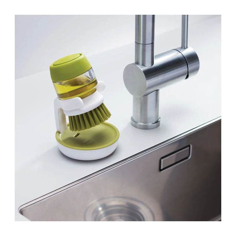 PalmScrub Brosse à Vaisselle Distributeur De Savon Joseph Joseph GRIS 9 PalmScrub Brosse à Vaisselle Distributeur De Savon Joseph Joseph GRIS – Image 9