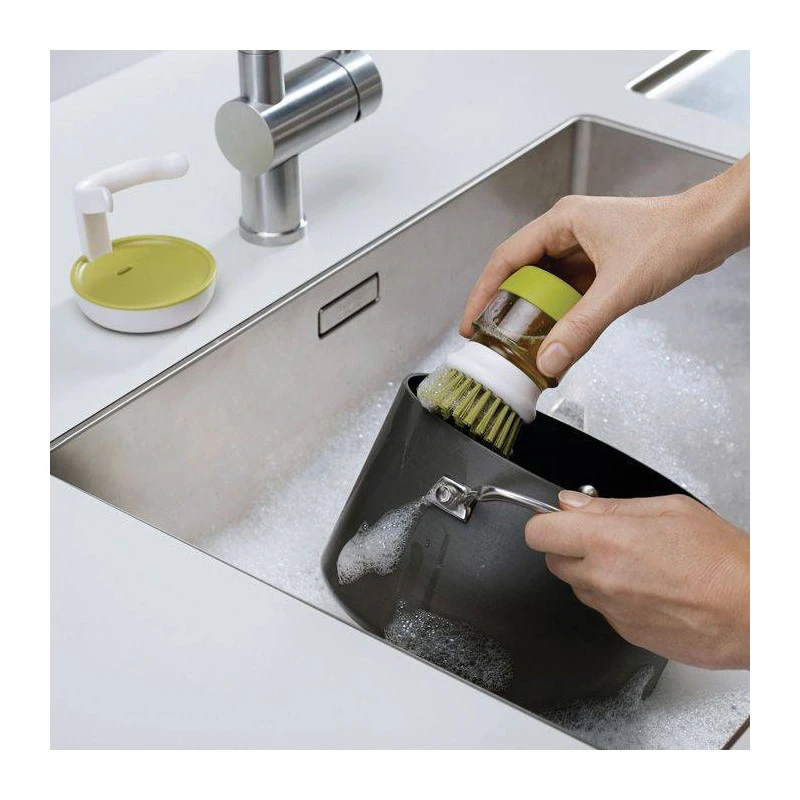 PalmScrub Brosse à Vaisselle Distributeur De Savon Joseph Joseph GRIS 10 PalmScrub Brosse à Vaisselle Distributeur De Savon Joseph Joseph GRIS – Image 10