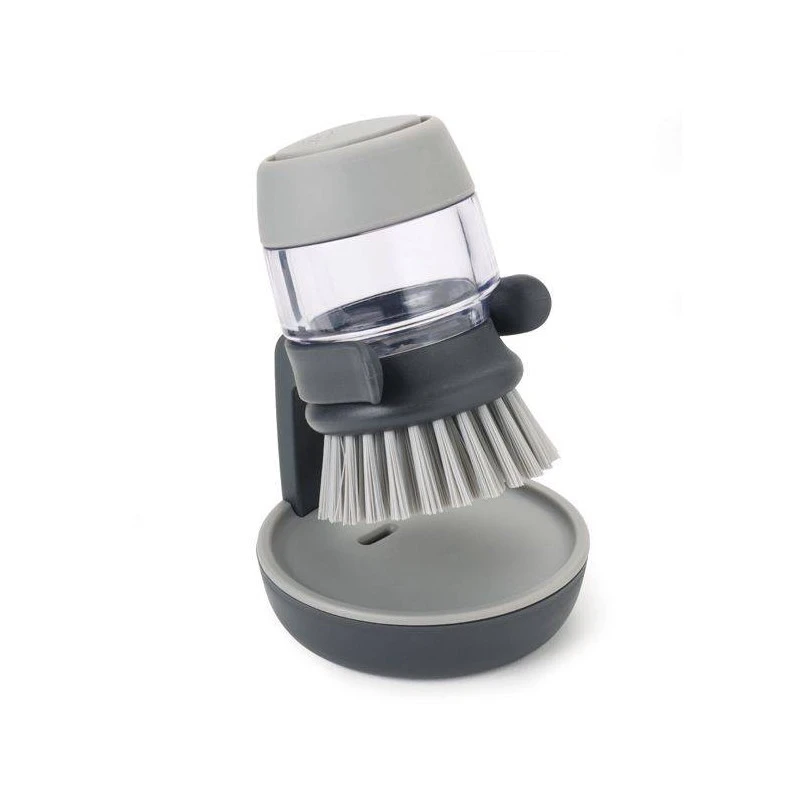 PalmScrub Brosse à Vaisselle Distributeur De Savon Joseph Joseph GRIS 1 PalmScrub Brosse à Vaisselle Distributeur De Savon Joseph Joseph GRIS
