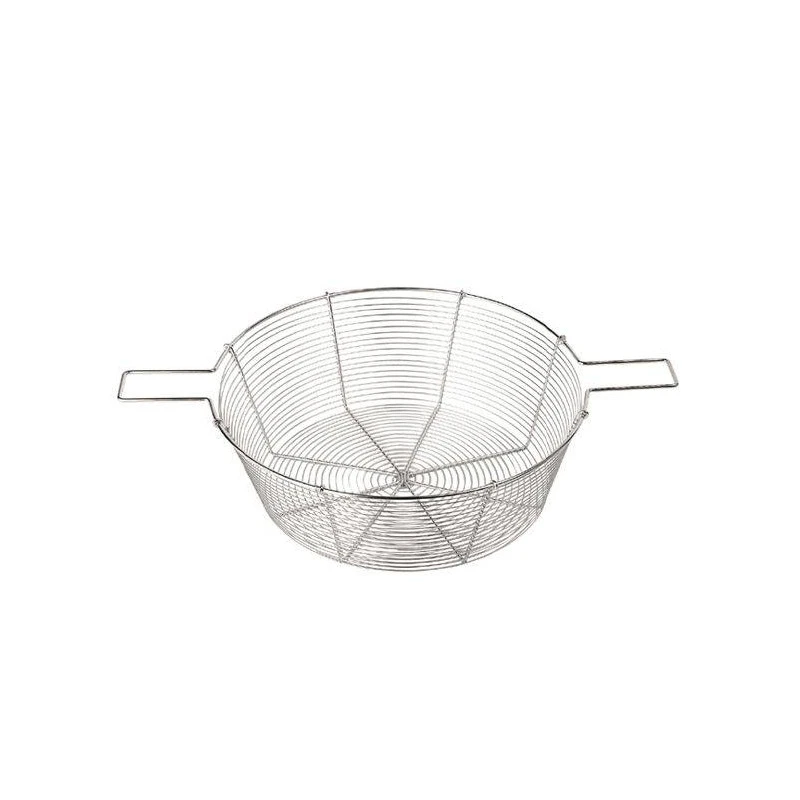 Panier En Fil D´Inox Pour Bassine à Friture Tôle Bleue 2 Anses LA LYONNAISE De BUYER D36 1 Panier En Fil D´Inox Pour Bassine à Friture Tôle Bleue 2 Anses LA LYONNAISE De BUYER D36