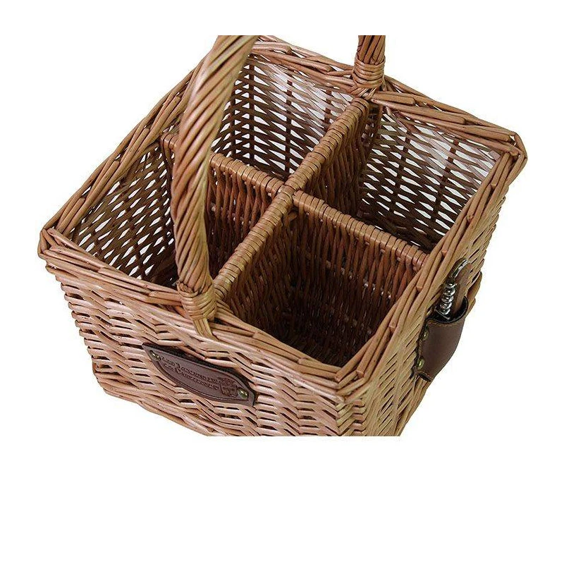 Panier Porte Bouteilles En Osier Les Jardins De La Comtesse 4 Casiers 9 Panier Porte Bouteilles En Osier Les Jardins De La Comtesse 4 Casiers – Image 9