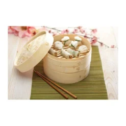 Kitchen Craft Panier Vapeur En Bambou 2 étages D25 -Peugeot Boutique panier vapeur en bambou 2 etages d25 5