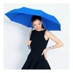 Parapluie Automatique Pliable Bleu Denim SMATI