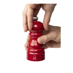 PARIS Moulin à Sel Bois U´SELECT 12 Cm PEUGEOT Laqué Rouge Passion