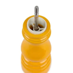 PARIS Moulin à Sel Bois U´SELECT 18 Cm PEUGEOT Laqué Jaune Safran -Peugeot Boutique paris moulin a sel bois uselect 18 cm peugeot laque jaune safran 6