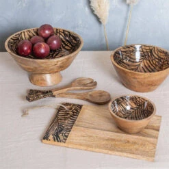 PHOENIX Plat Apéritif Snack En Manguier TABLE PASSION -Peugeot Boutique phoenix plat aperitif snack en manguier table passion p 6