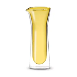 Pichet Broc Carafe En Verre Double Paroi Jaune 800 Ml WD Lifestyle