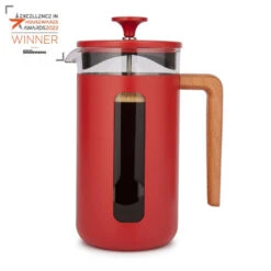 PISA Cafetière à Piston 8 Tasses La Cafetière Kitchen Craft Rouge -Peugeot Boutique pisa cafetiere a piston 8 tasses la cafetiere kitchen craft rouge 5